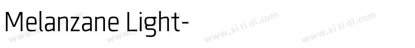 Melanzane Light字体转换